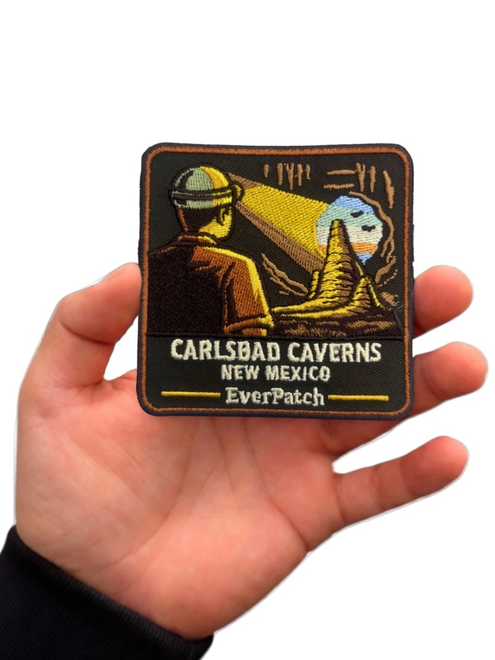 Carlsbad Caverns New Mexico Patch 3" Embroidered Iron On EverPatch